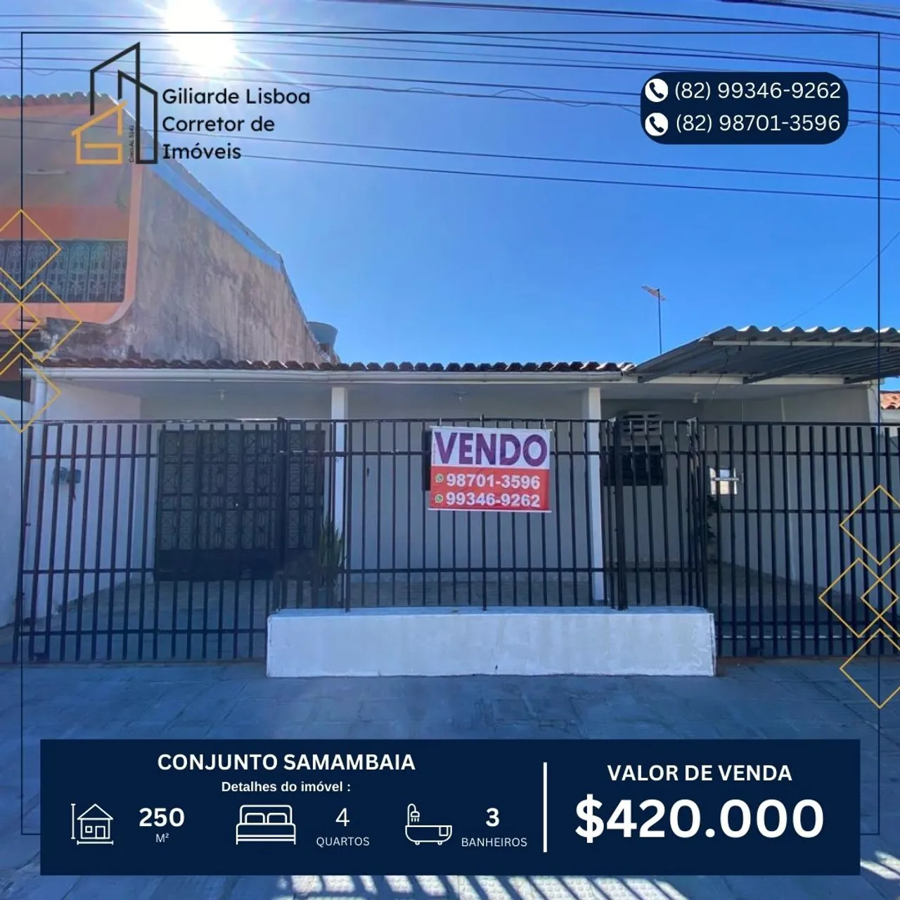 VENDO CASA NA SERRARIA