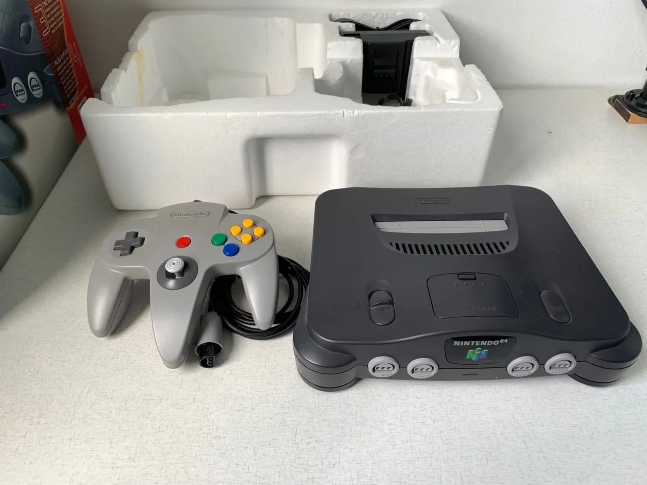 Nintendo 64 Completo com Caixa + Controle Extra + Jogos Originais