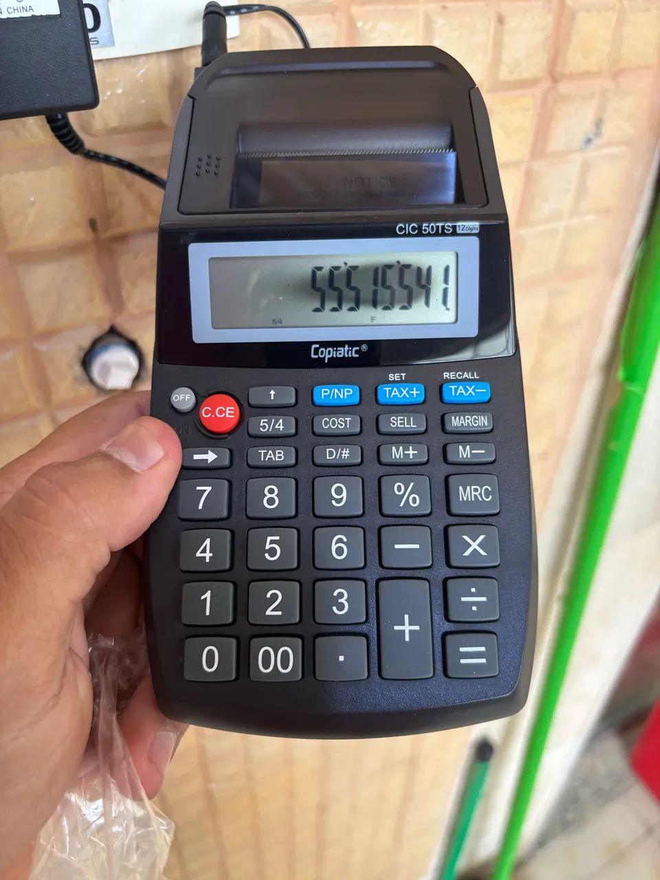 CALCULADORA DE MESA COPIATIC CIC 50TS COM IMPRESSORA - Foto 2