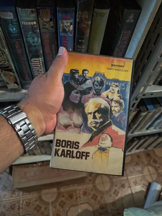 Serenata Macabra - Boris Karloff - Filme VHS