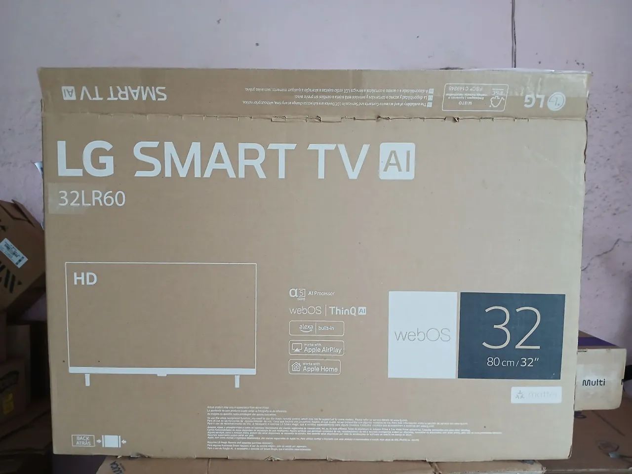 Caixa para tv de 32 polegadas 