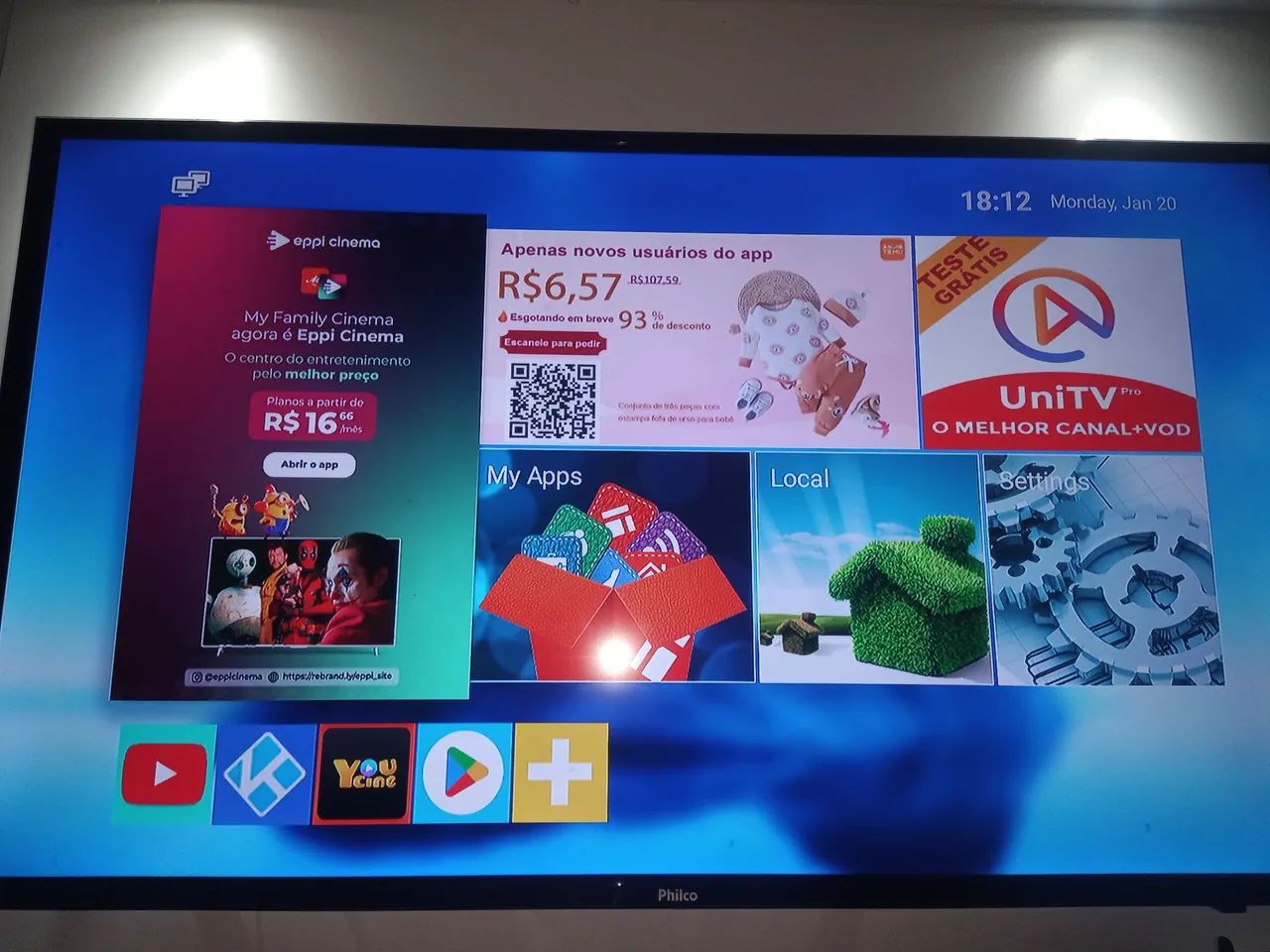 Aparelho mxq pro 4 G