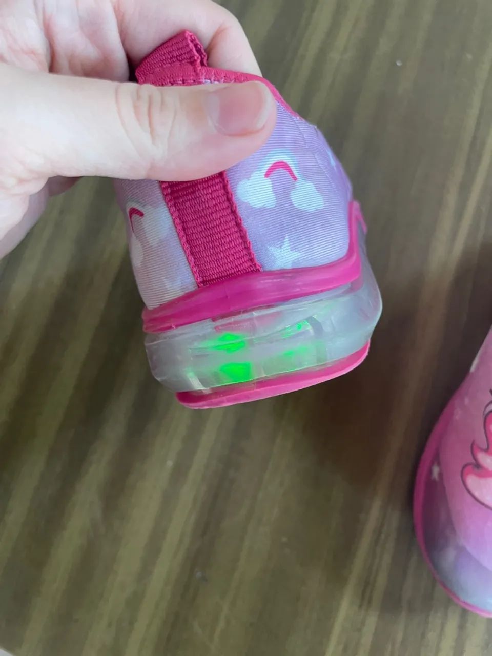 Tênis Infantil Bibi Unicórnio Rosa (com LED) - Foto 2