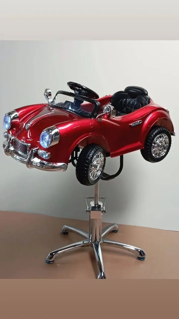 Cadeira de Barbeiro Infantil Carrinho - lançamento - Foto 5