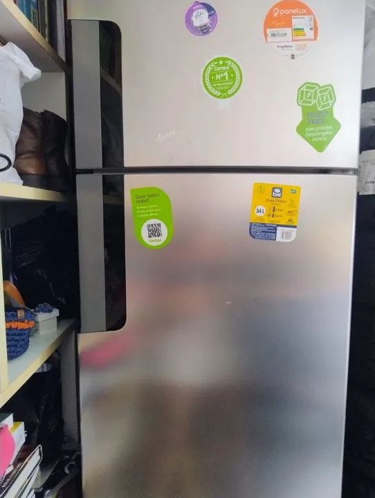 Geladeira Frost Free Inox Consul 386 lts