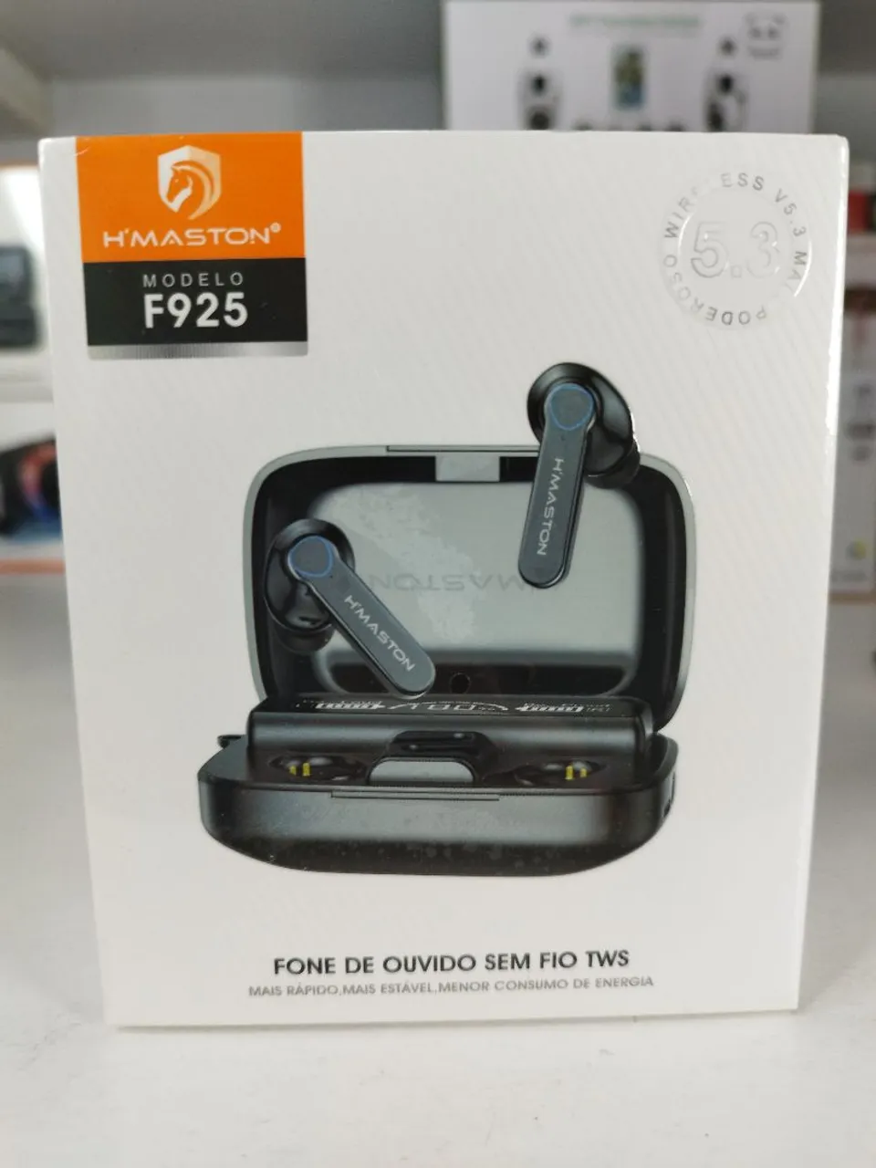 Fone de ouvido sem fio H'MASTON F925 Bluetooth 5.3