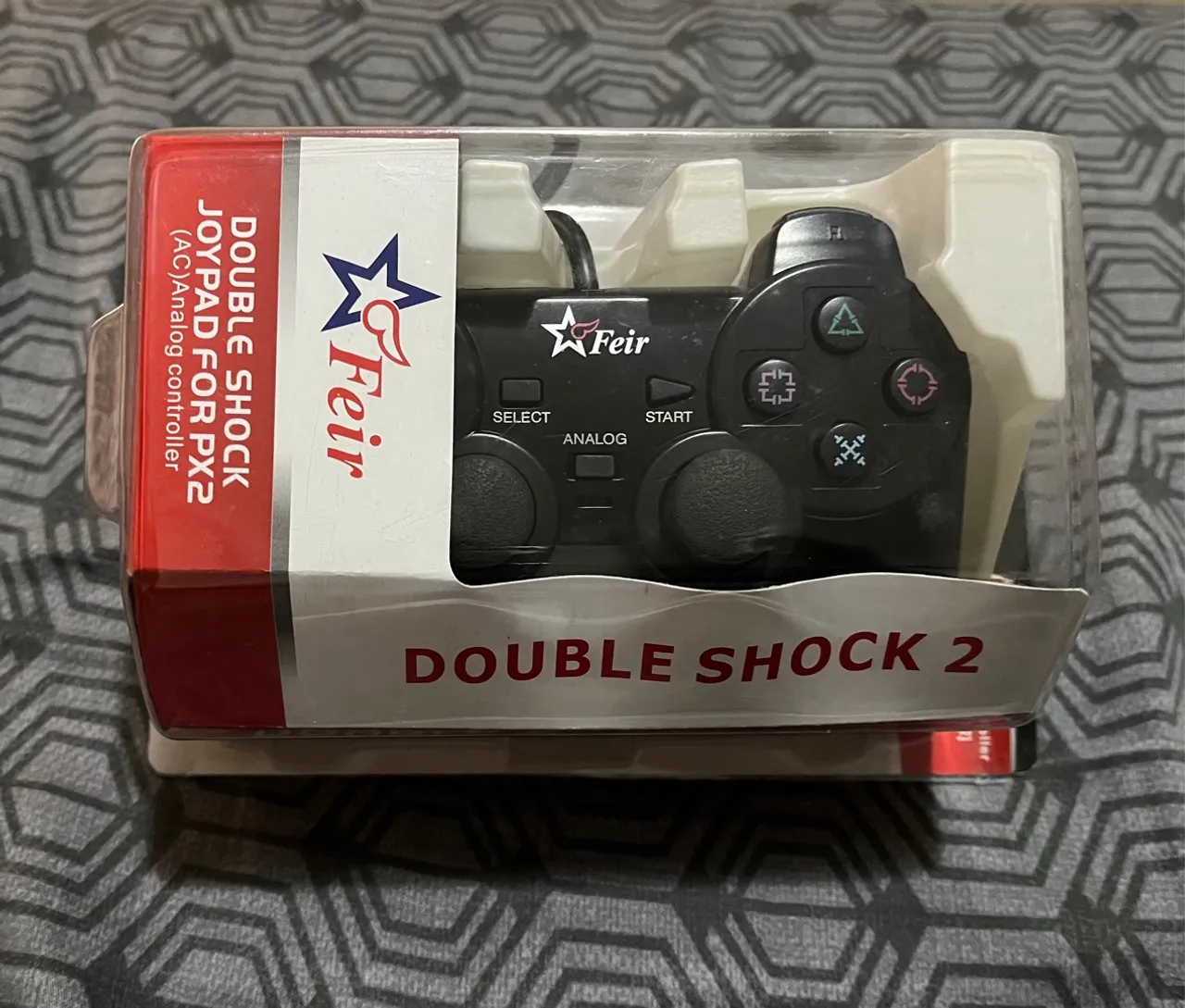 Controle Double Shock Feir para Playstation 2