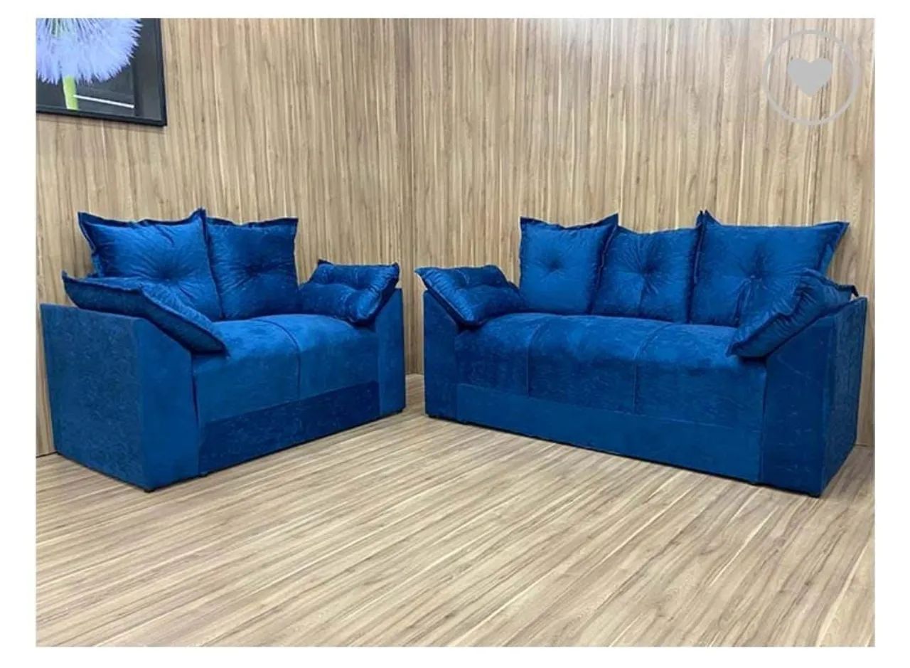 SOFÁS DOIS E TRÊS LUGARES SUPER CONFORTO SURPREENDA-SE!! 626SR6 - Foto 4