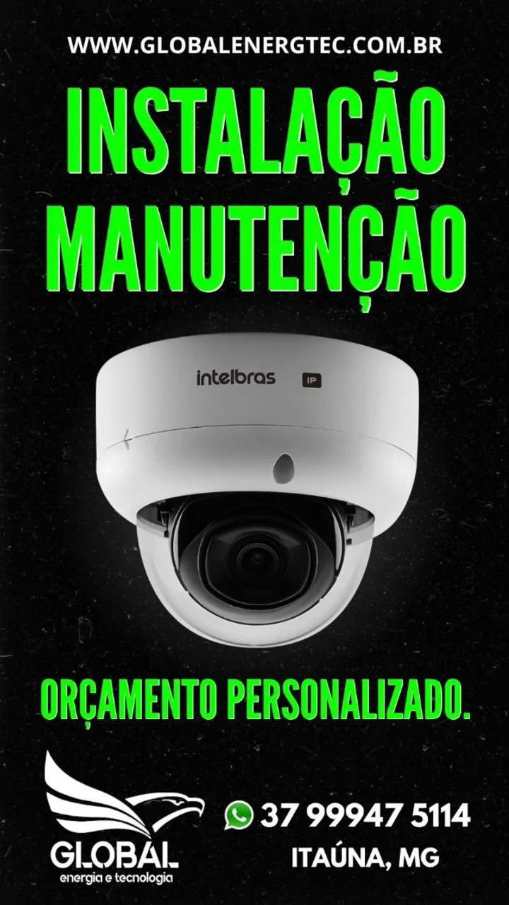 Instalação e manutenção em Câmeras