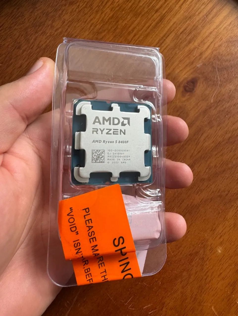 Processador AMD Ryzen 5 8400F - 6 Núcleos, 12 Threads, Desempenho Gamer e Produtividade!
