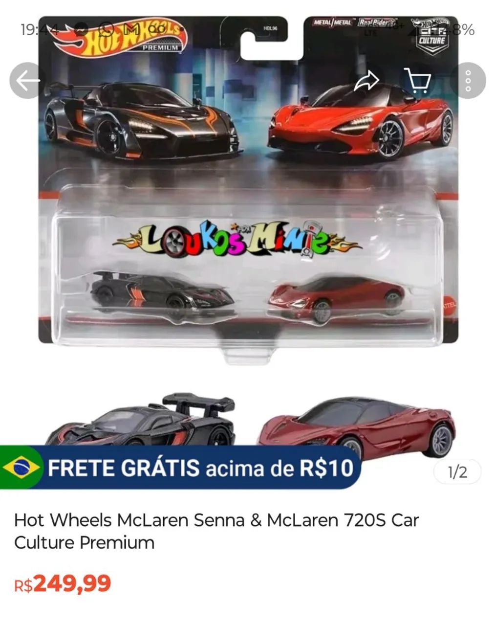 McLaren 720S Hot Wheels Premium - Foto 5