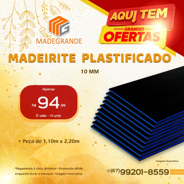 Madeirite Plastificado