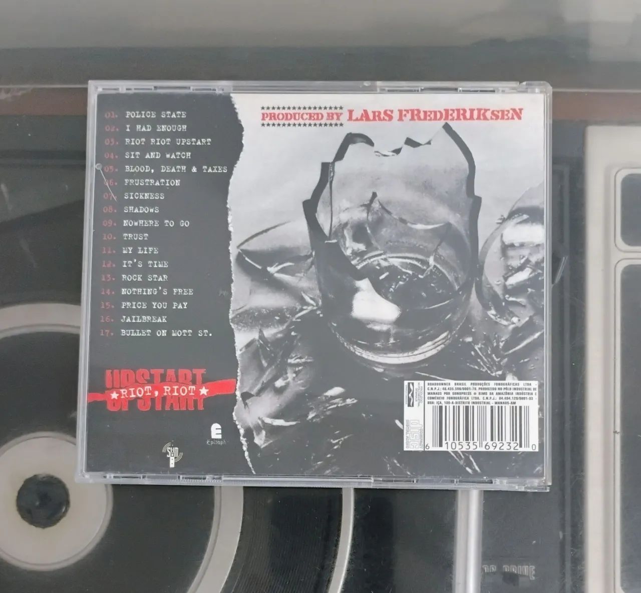 CD Agnostic Front "Riot, Riot, Upstart " usado  - Foto 2