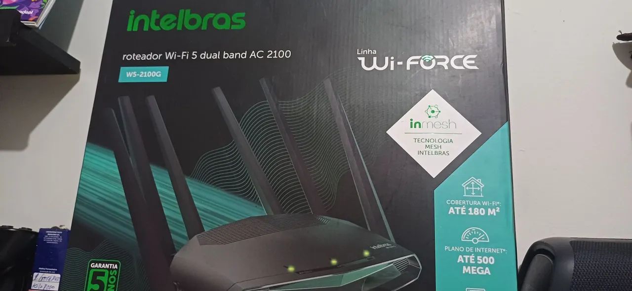Roteador Intelbras Wi-Fi 5 - 8K, 1 GHz, 4 Portas Gigabit Ethernet - Foto 2