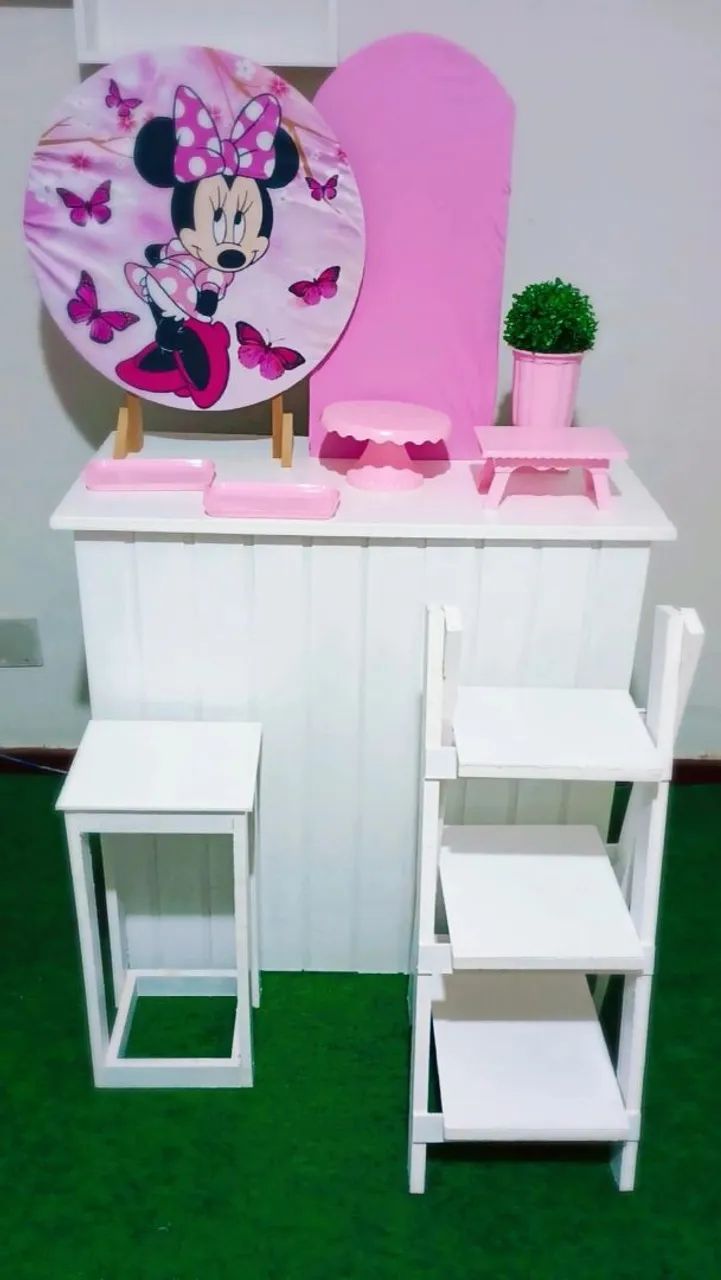 Pegue e monte de mesa tema Minnie  - Foto 2