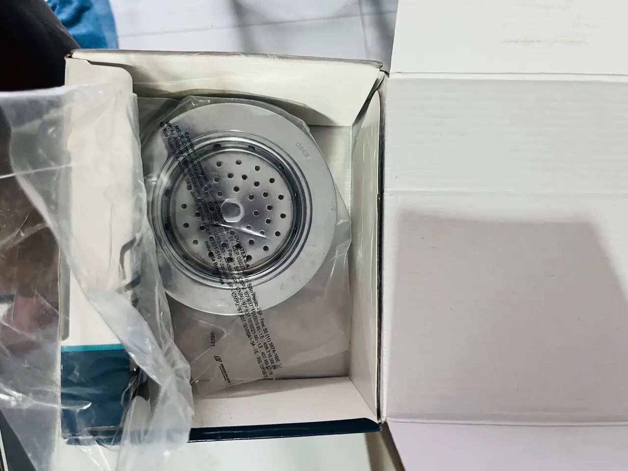 Kitchen Drain Valve 4 1/2 Deca, Outlet Thread DN 40 1 1/2