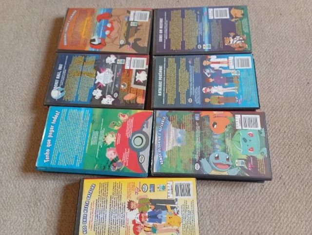 Lote 7 fitas VHS Pokémon originais dos primeiros episódios 1999 - Foto 4