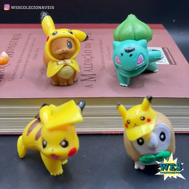 Pokemons (8 modelos) - Pikachu, Squirtle, Bulbassauro - Foto 2
