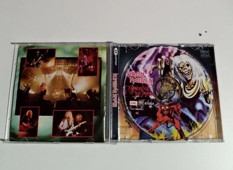 CD iron maiden importado europeu the number - Foto 3