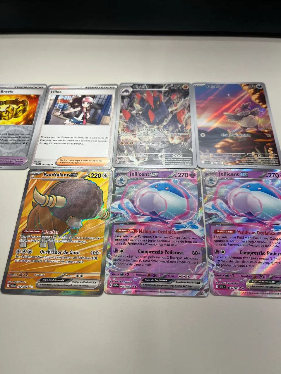 Cartas Pokémon ex especiais 