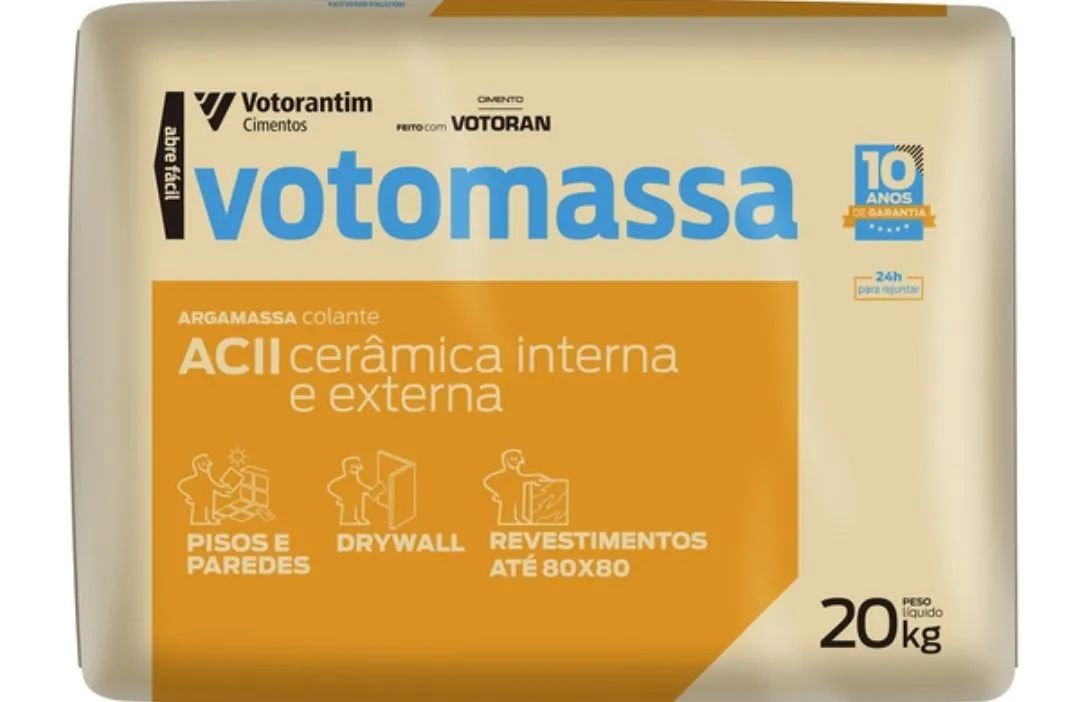 Argamassa Colante ACII Cerâmica Interna e Externa 20kg
