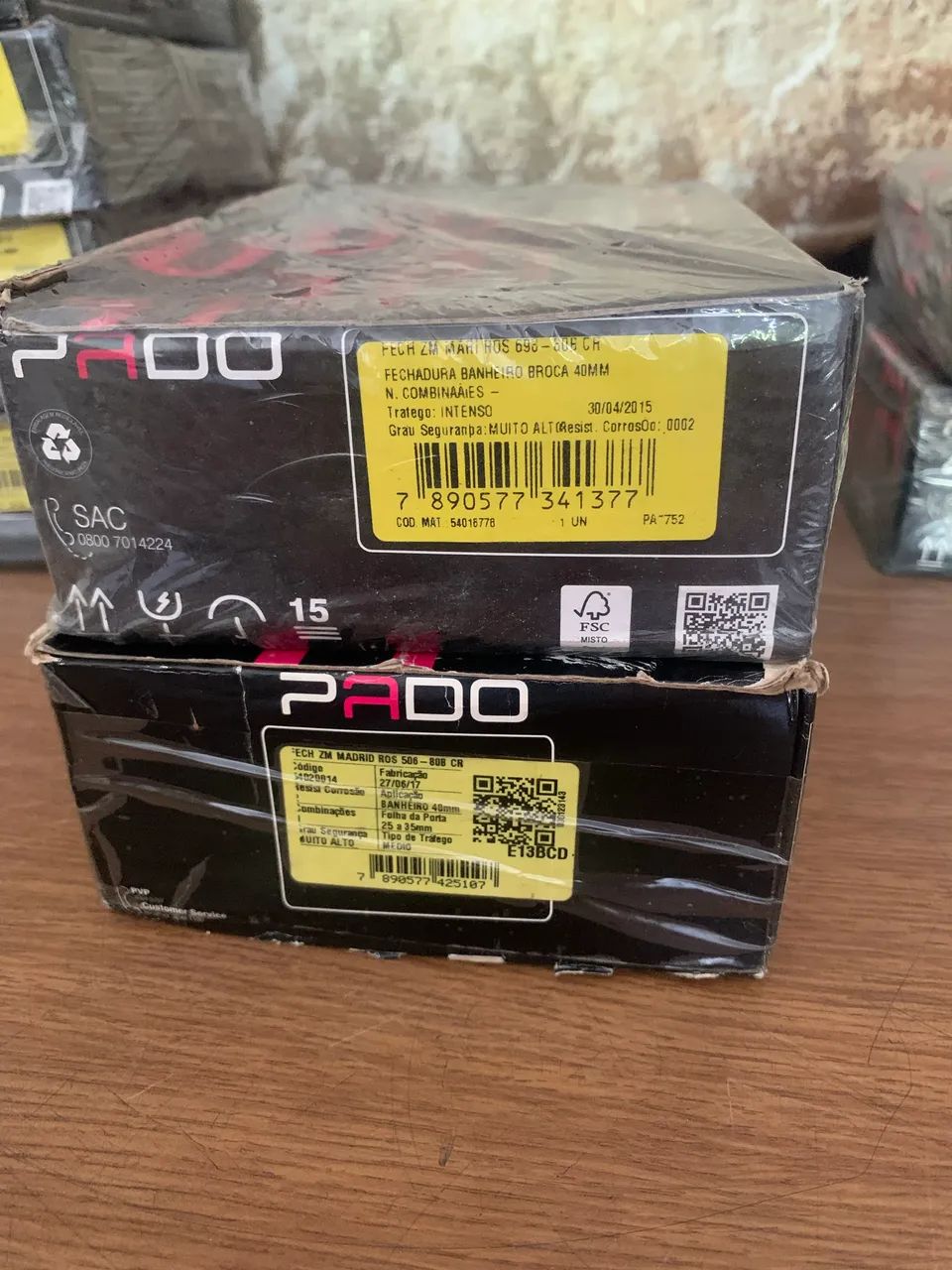 Fechadura PADO 44mm para Banheiro 