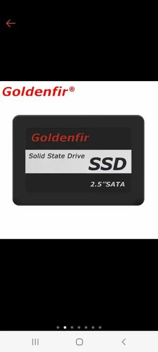 Ssd 120 GB - 240 GB é 480 GB Novo lacrado Leia Descrição - Foto 2