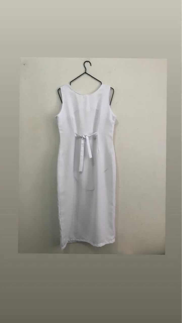 Vestido Branco tamanho P - Foto 2