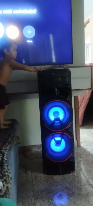 caixa de som LG zera 2 mil wolts sem queima velas 