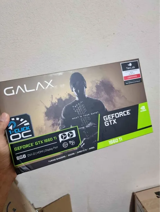 Placa de Vídeo Galax GeForce GTX 1660 Ti 6GB