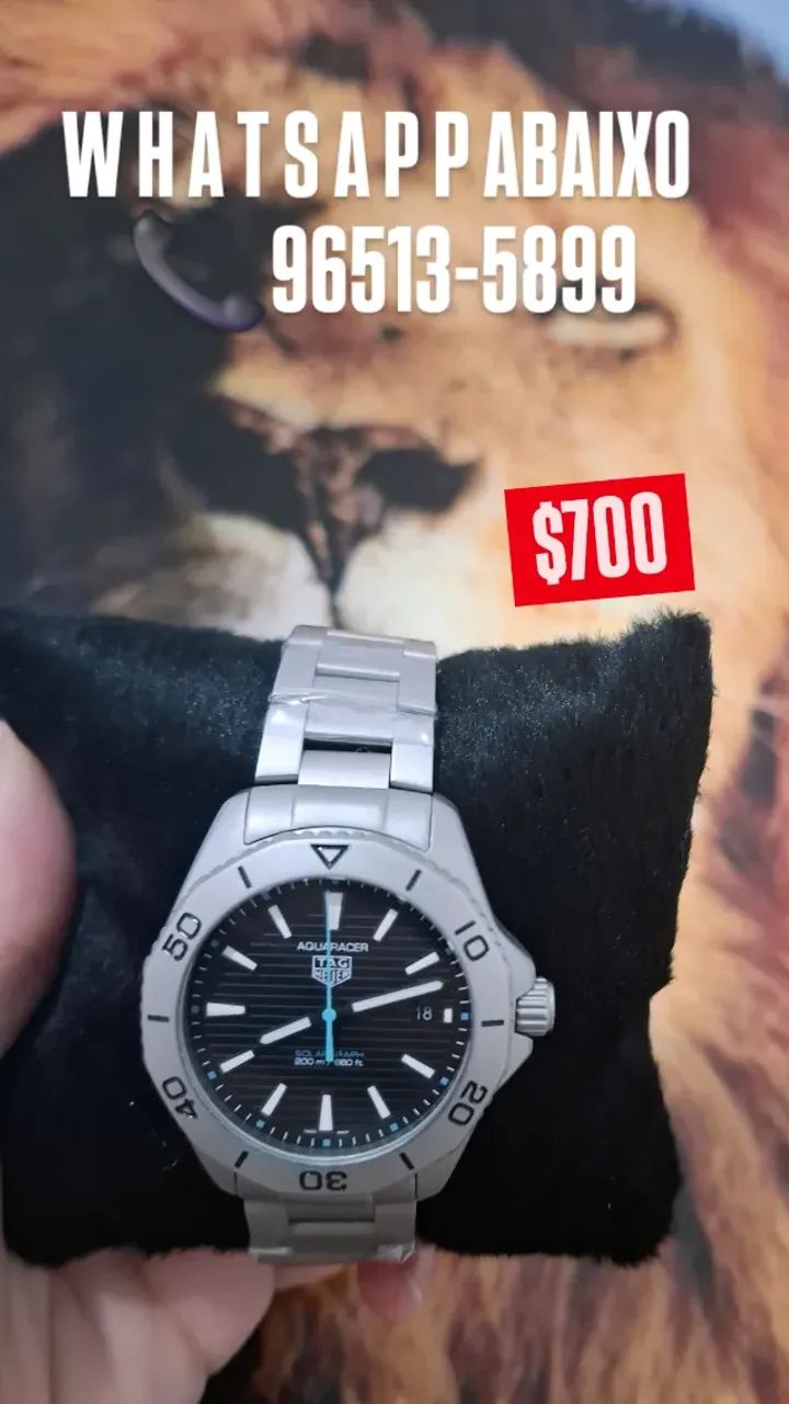 Relógio TAG HEUER AQUARECER AUTOMÁTICO DISPONÍVEL 