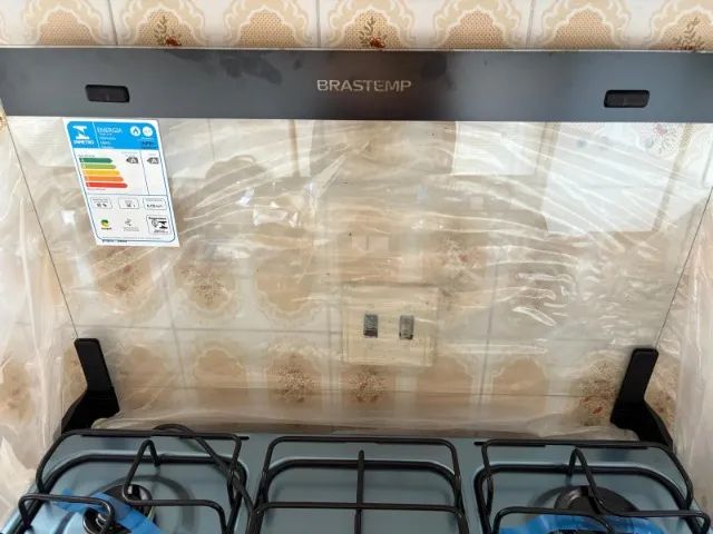 Fogao - BRASTEMP - Branco - 5 Bocas - Bivolt - NOVO (modelo: BFS5NDB) - Foto 5