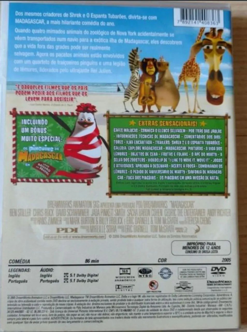 DVD Madagascar original  - Foto 4