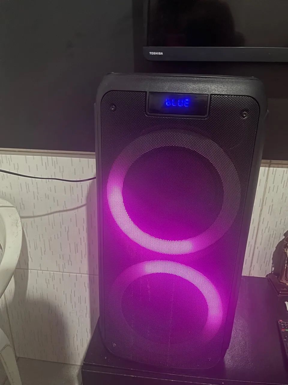 CAIXA DE SOM PULSEBOX EFEITO LED  BLUETOOTH /AUX/USB  - Foto 2
