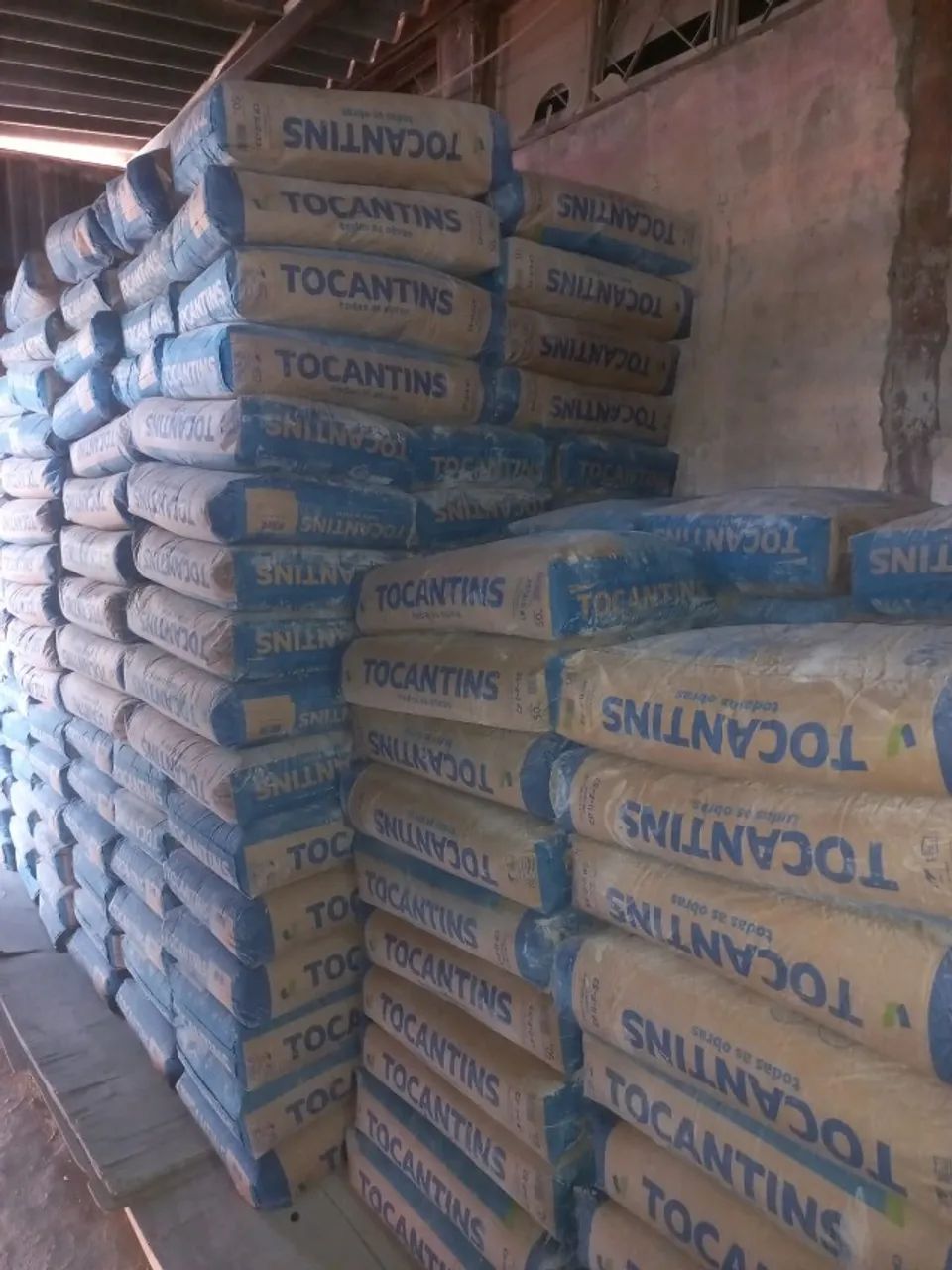 cimento Tocantins 50 kg  34,90 a vista 