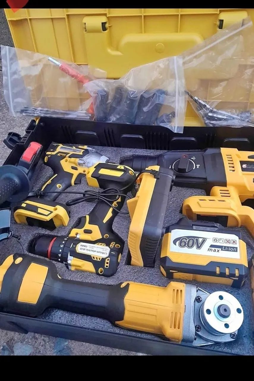 Kit 4 em 1 ferramentas  multifuncional  - novas xom garantia