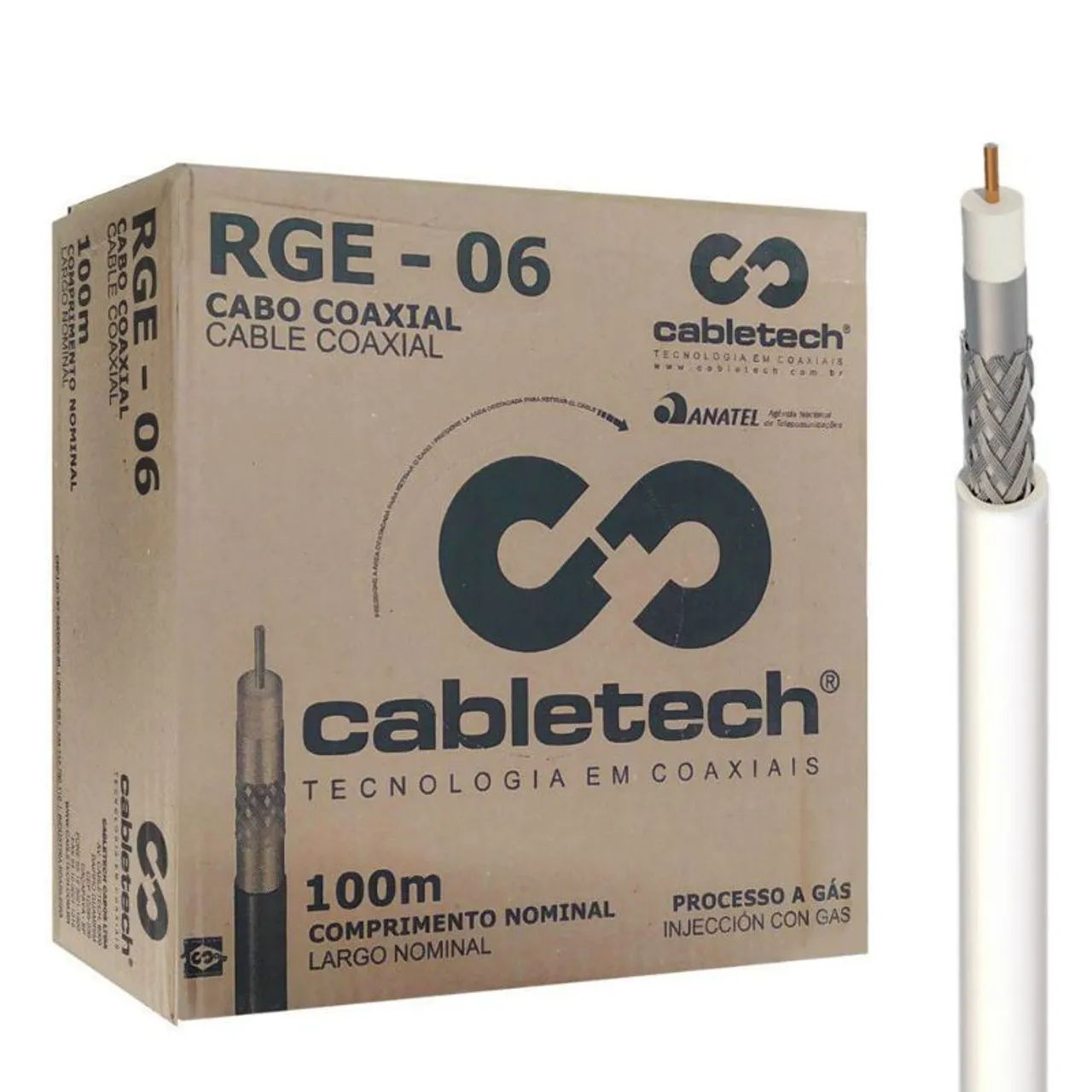 Caixa de cabo coaxial RG6 - Foto 3