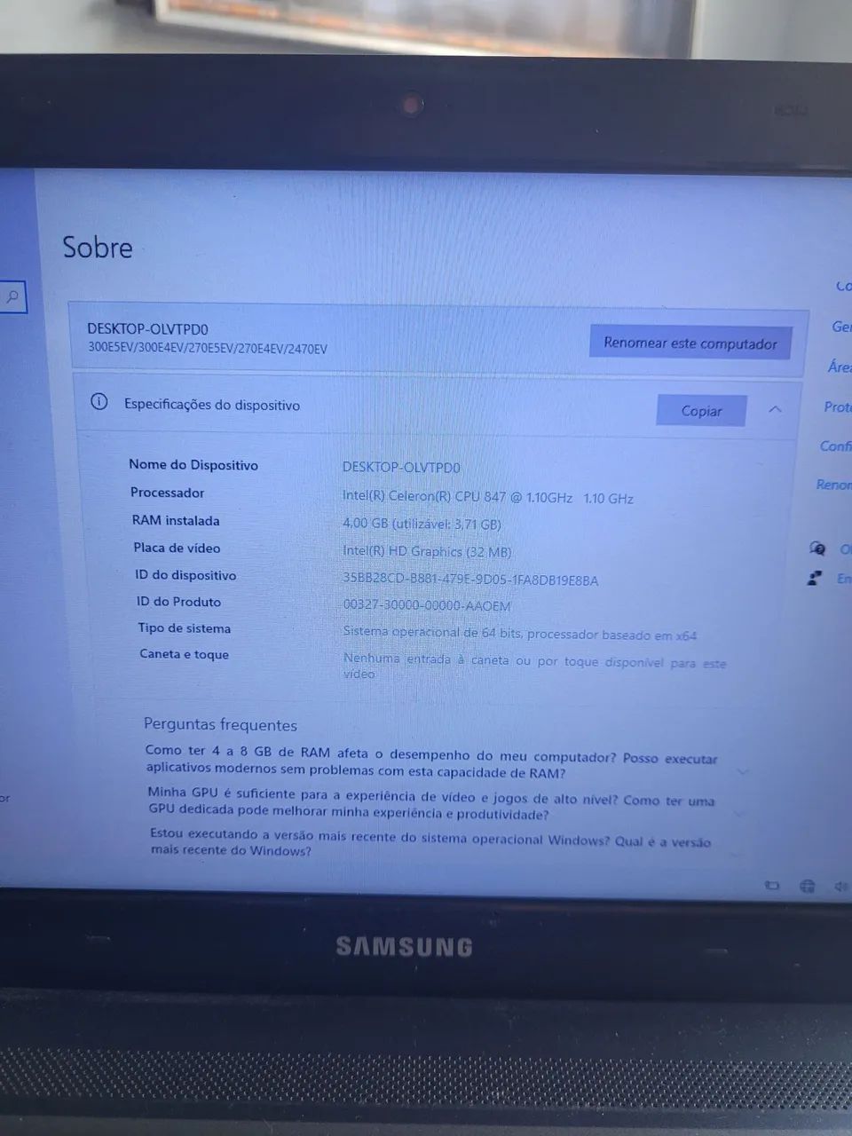 Notebook Samsung - Foto 2