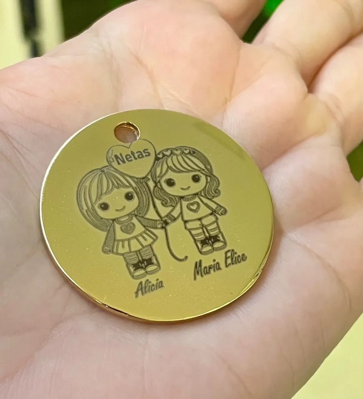 Pingentes Personalizados com Gravação a Laser e Foto - Foto 4