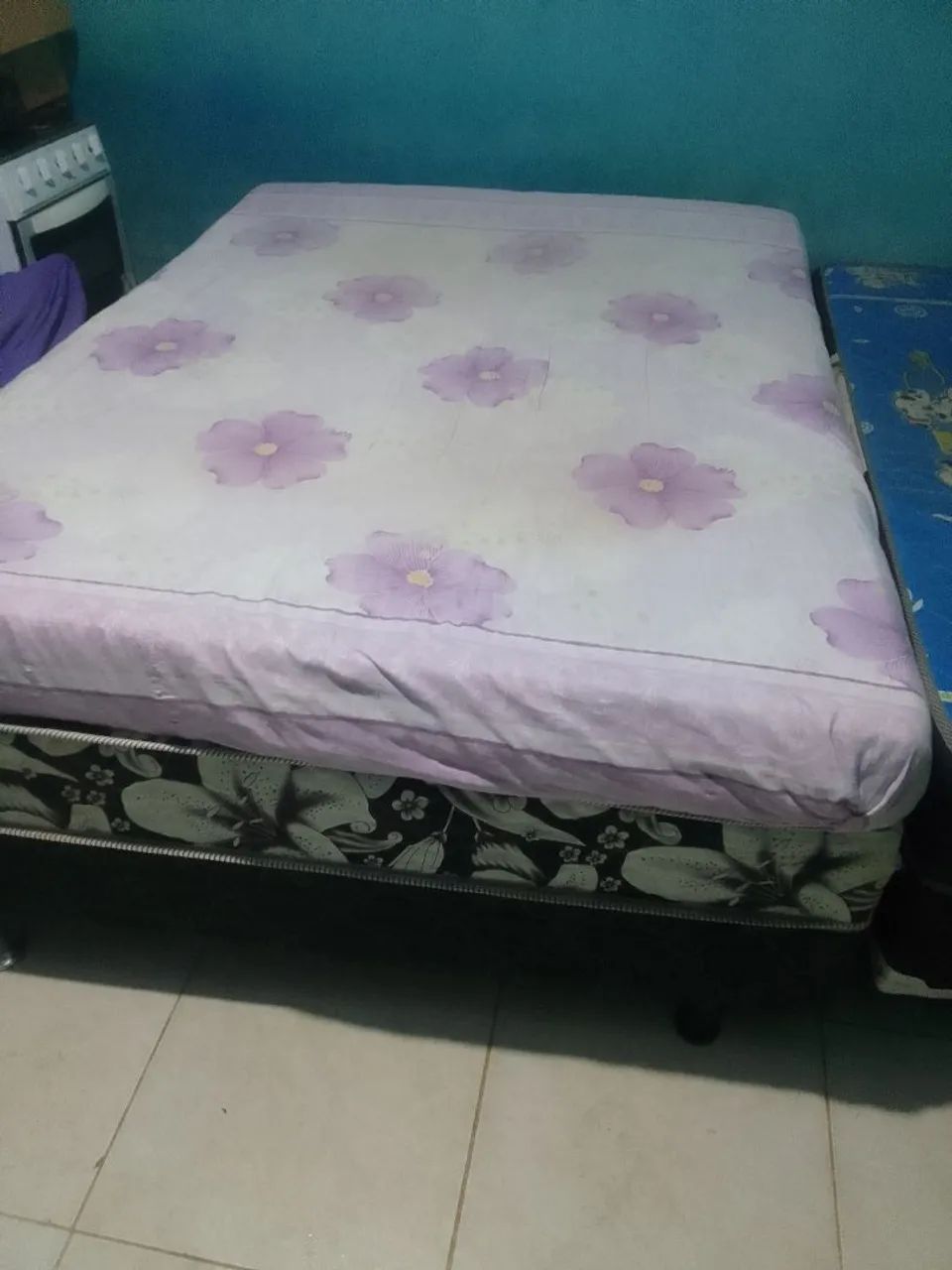 Cama box com base e colchão  - Foto 2