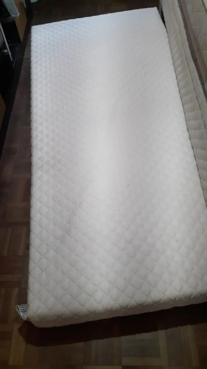 CAMA BOX COM CAMA AUXILIAR SOLTEIRO