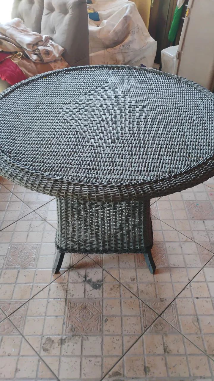 Mesa de vime  - Foto 2