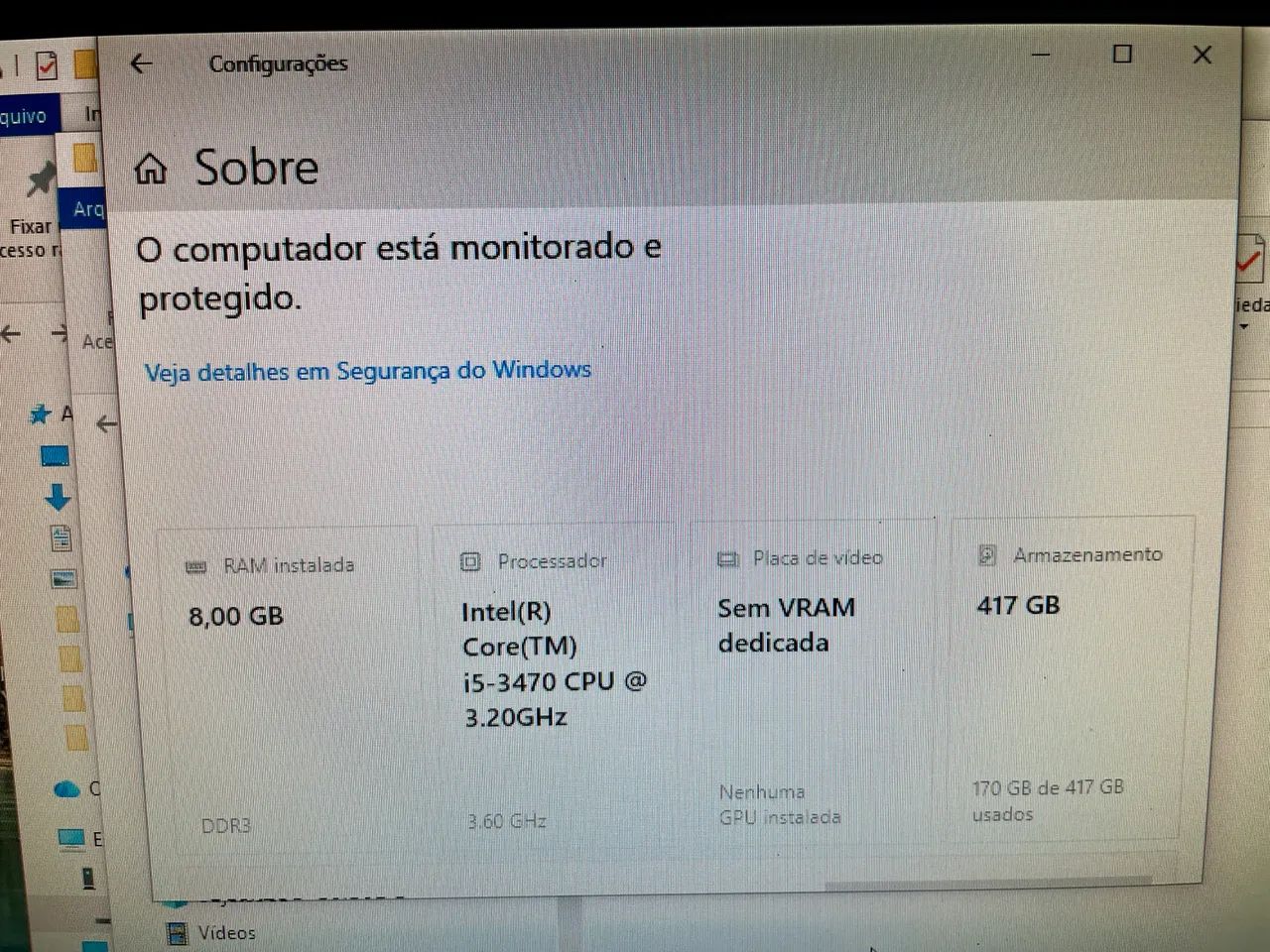Computador com monitor 24 pol - Foto 2
