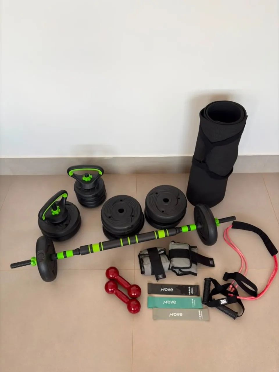 Kit musculação da MOVEMENT - novo - - Foto 3