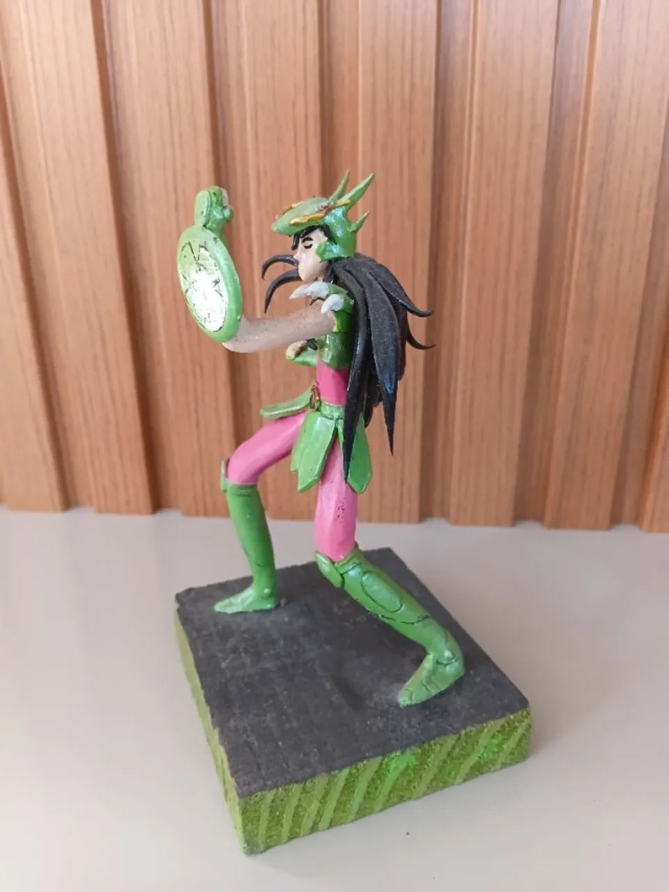 Boneco feito à mão Shiryu cavaleiros do Zodíaco 