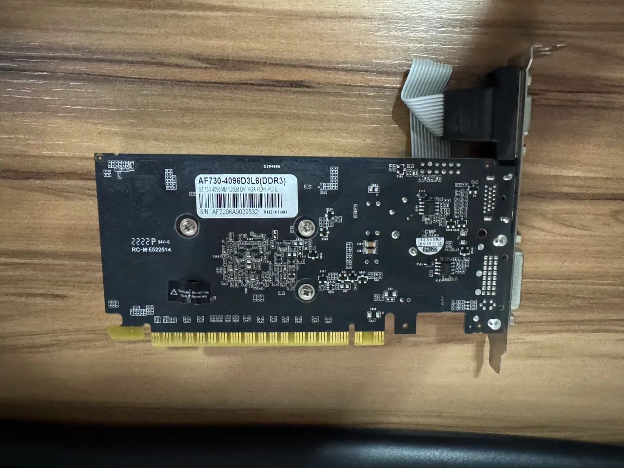 Placa de vídeo gt730 4gb afox NOVA - Foto 2
