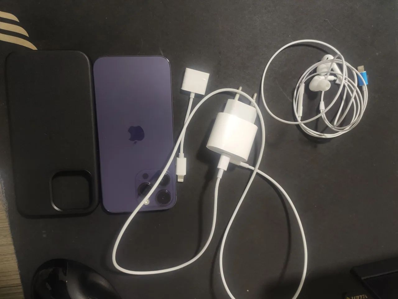 iPhone 14 Pro 128GB Roxo - Impecável! Caixa + Capa e Acessórios - Foto 5