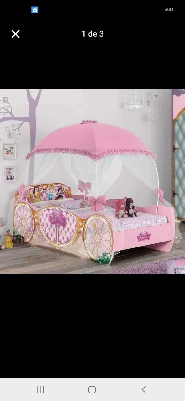 Cama princesas com colchão 