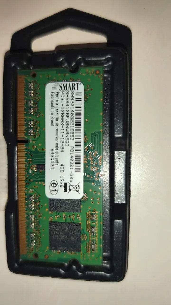Memória Ram 4gb Smart Ddr3l Sodim 1600mhz - Foto 2