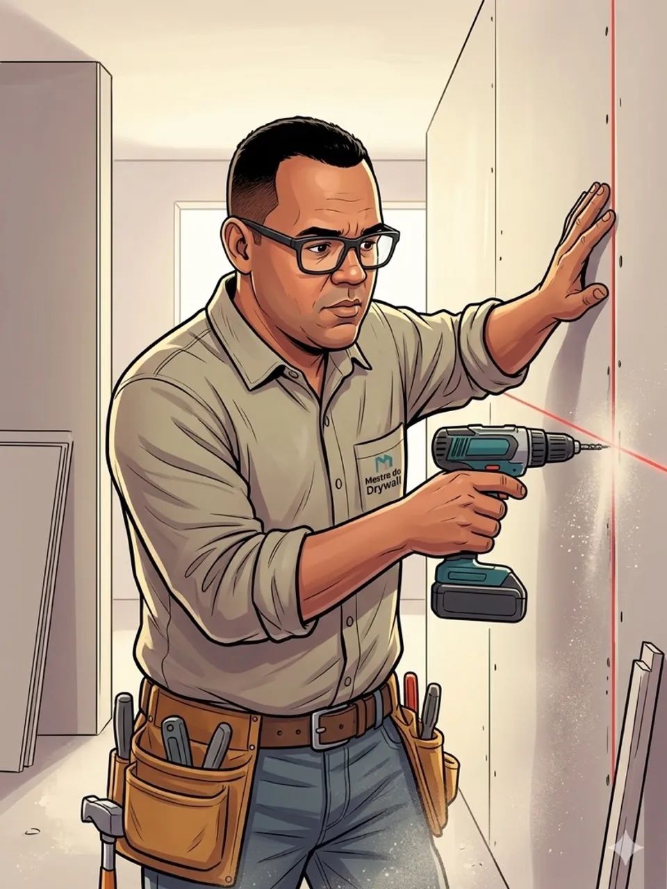 Forros e divisorias em drywall 